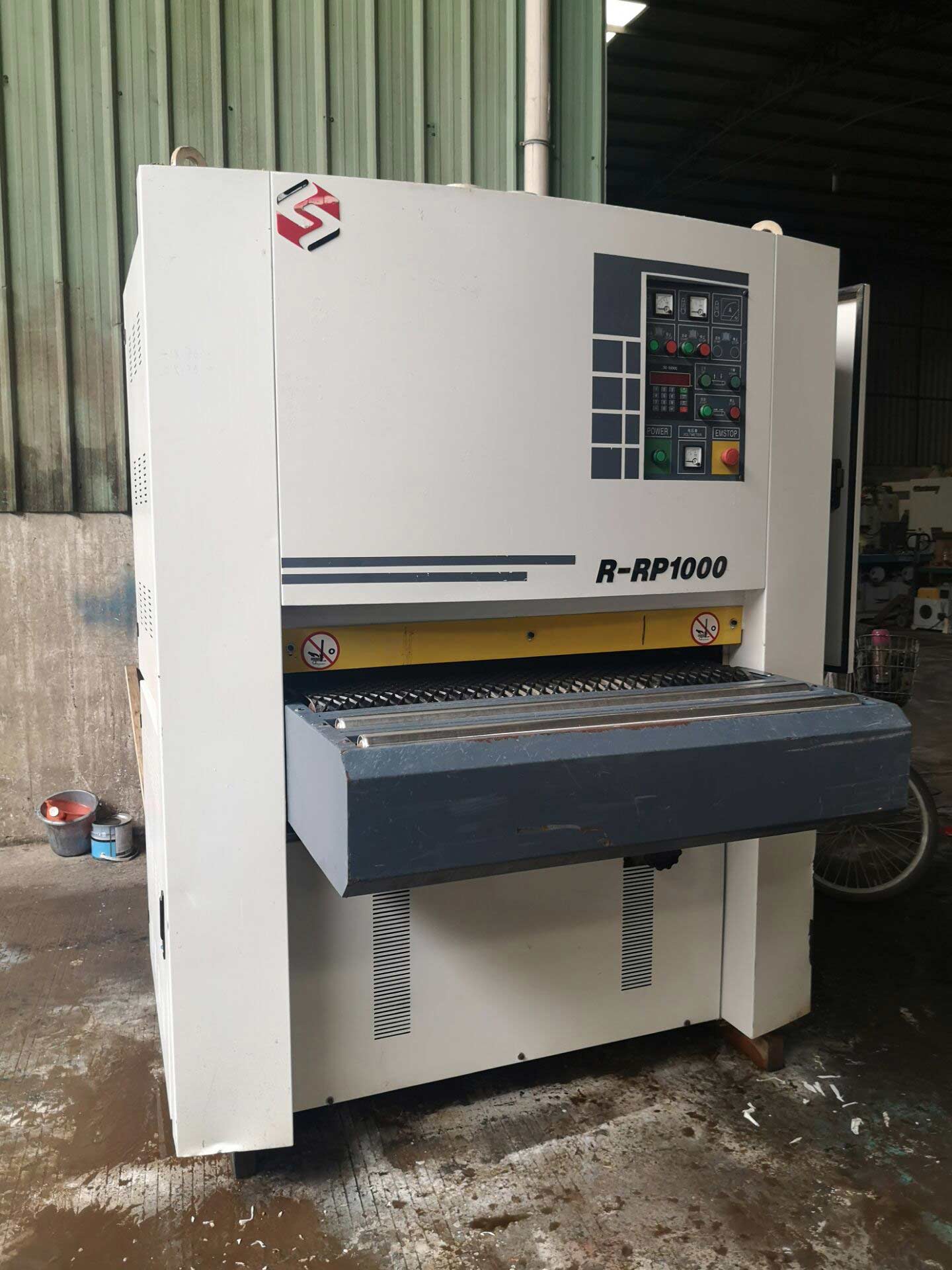 實木雙帶砂光機